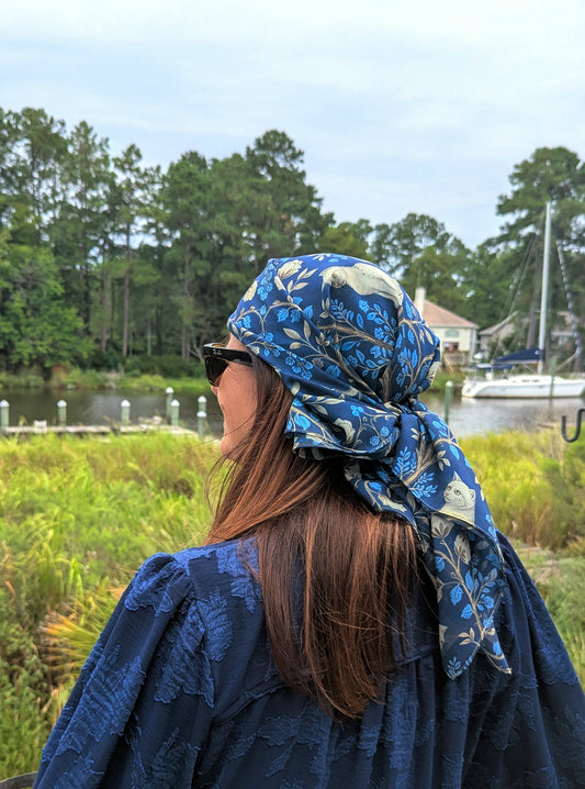 Purrfectly Chic - Artisan Cat Scarf in Chiffon